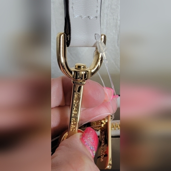 Nwt Michael Kors satchel white and gold Purse - Picture 12 of 15